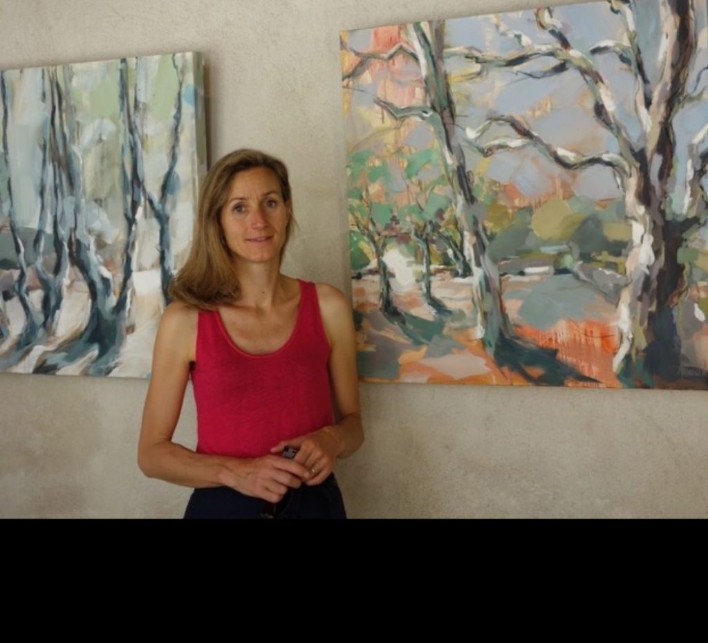 Albane Paillard-Brunet artiste peintre expose à la condamine à Corenc