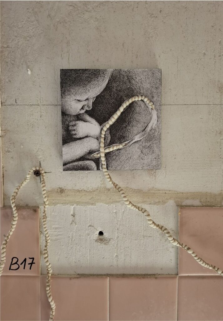 Installation La traversée des ombres- Château de la Veyrie, Bernin en Isère, 2025